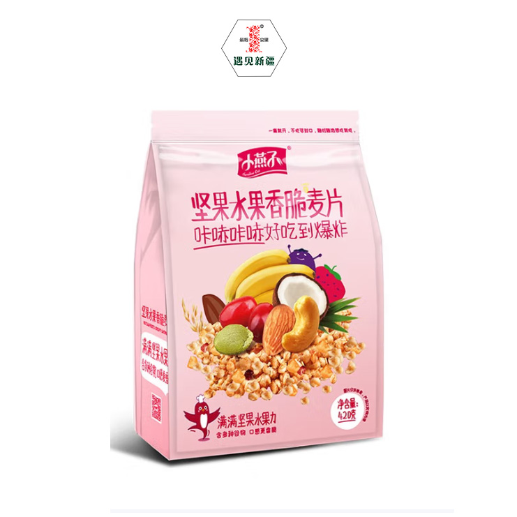 坚果水果香脆麦片    420克丨袋